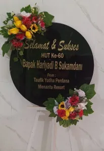 Papan Akrilik Ucapan Ulang Tahun Kota Mojokerto